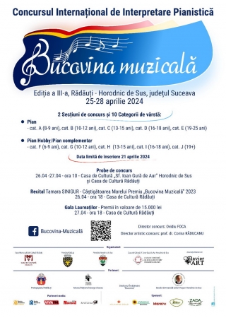 Concursul Internațional de Interpretare Pianistică Bucovina Muzicală, Ediția a 3-a